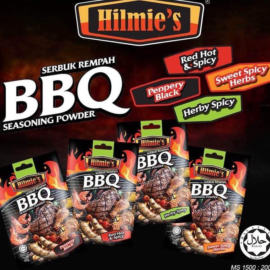 Hilmie's BBQ seasoning - Serbuk rempah perap Halal 1 hilmies bbq seasoning serbuk rempah perap halal